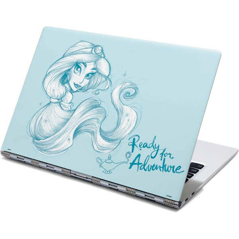 Disney Princess Jasmine Ready for Adventure Art Yoga 910 2-in-1 14in Touch-Screen Skin